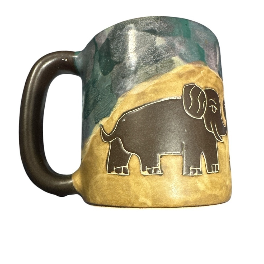 EUC Designed by Mara Stoneware Coffee Mug Handmade 14-16 ounces